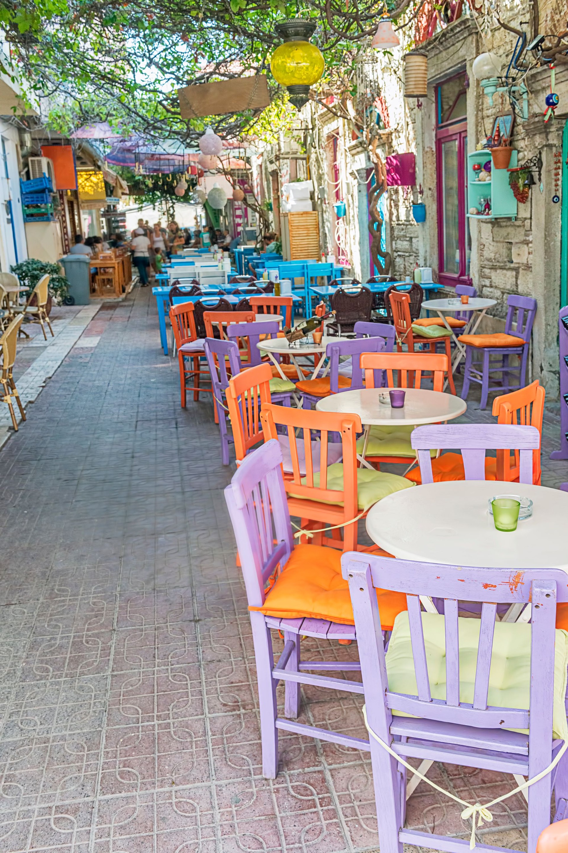 Foca streets in Izmir